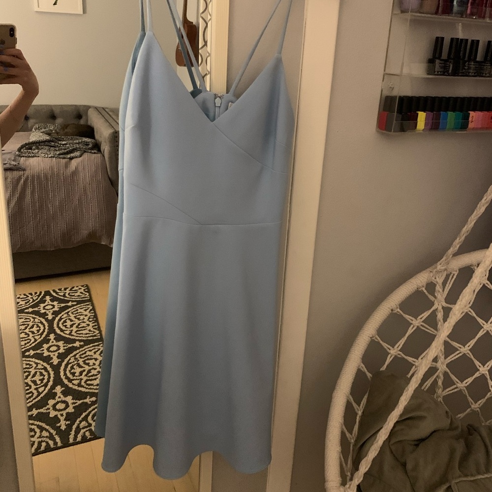 Bloomingdales blue dress